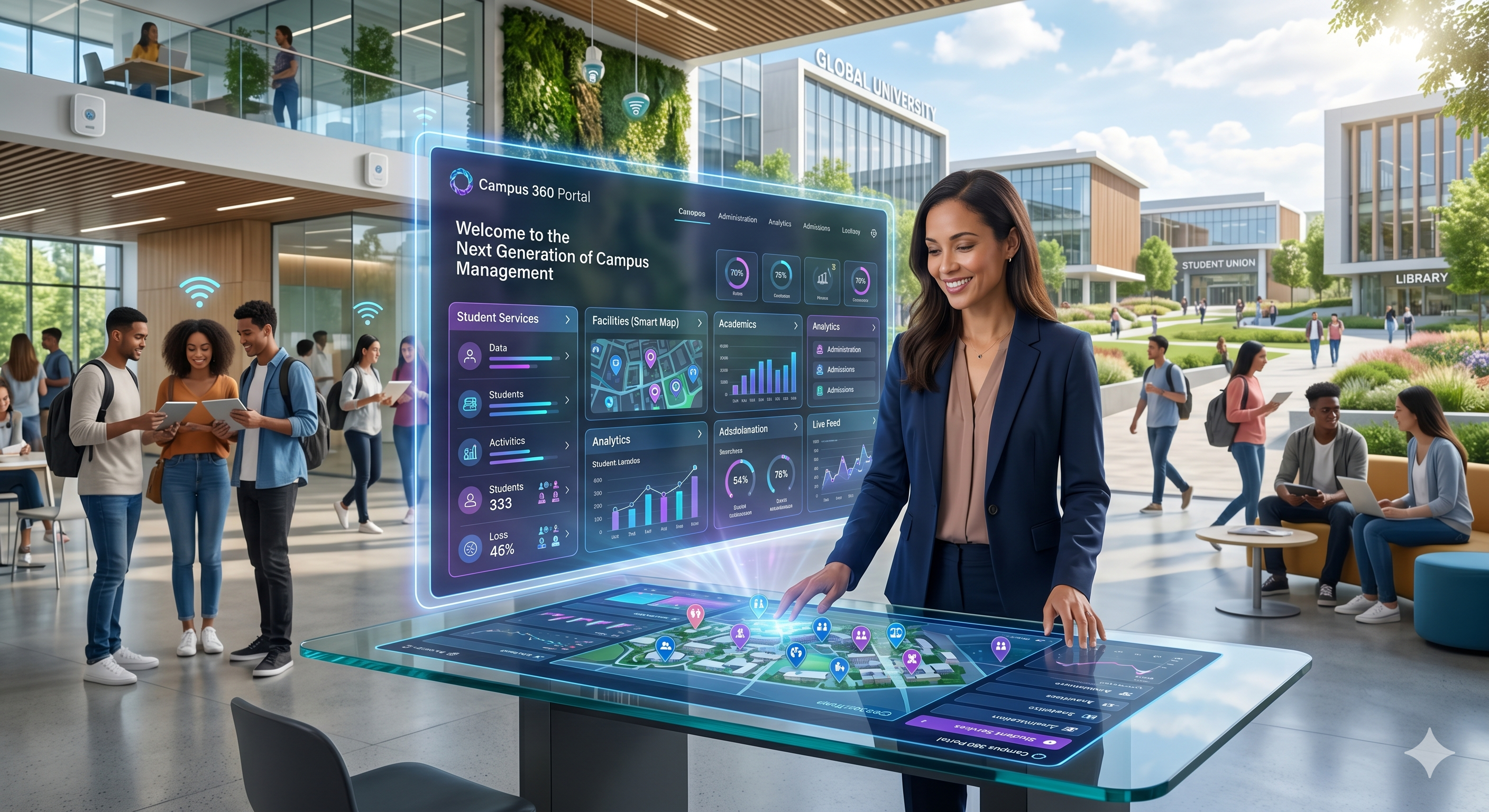 Campus Management Interface Preview